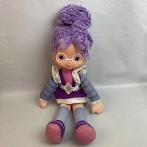 Vintage Hallmark Rainbow Brite Shy Violet 18” Color Kids Doll 1983 Purple Plush